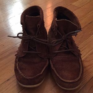 Oliberte Hirari Cupsole Suede Moccasin.